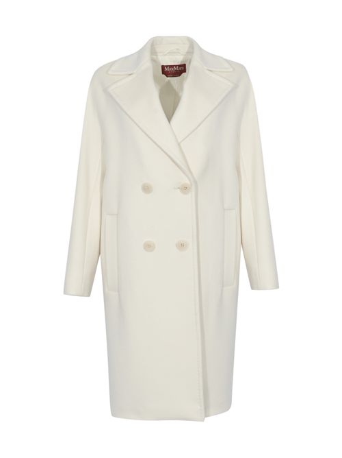Cappotto over Agenda in lana Bianco MAX MARA STUDIO | 2526016081600001